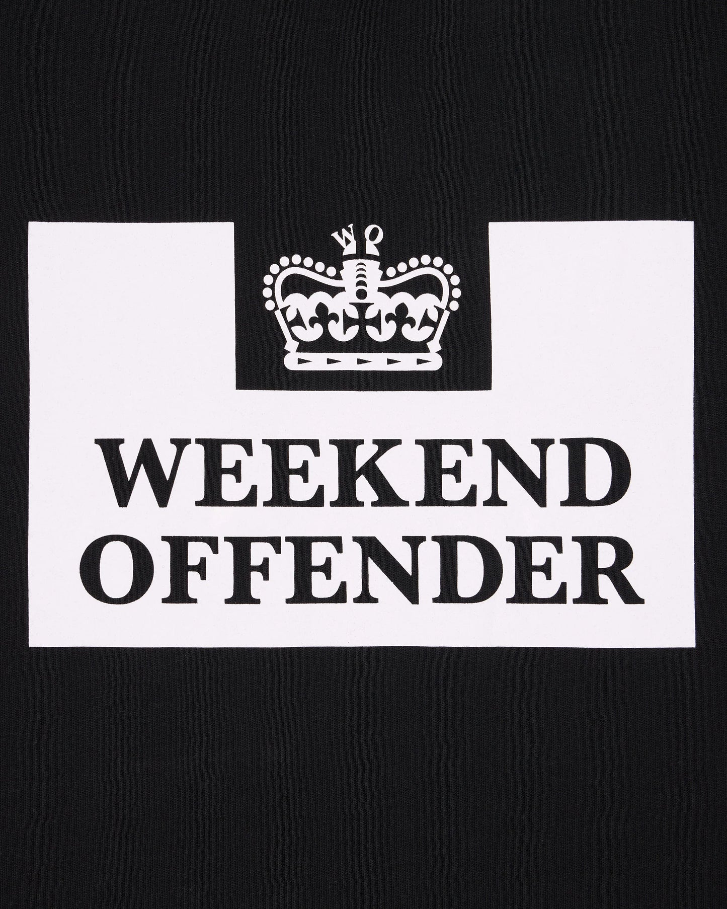 Weekend Offender - Prison Classic T-Shirt - Black
