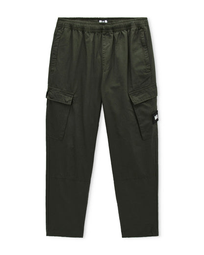 Weekend Offender - Eldon Relaxed Cargo Pants - Black Forest Green