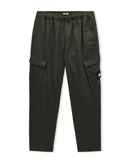 Weekend Offender - Eldon Relaxed Cargo Pants - Black Forest Green