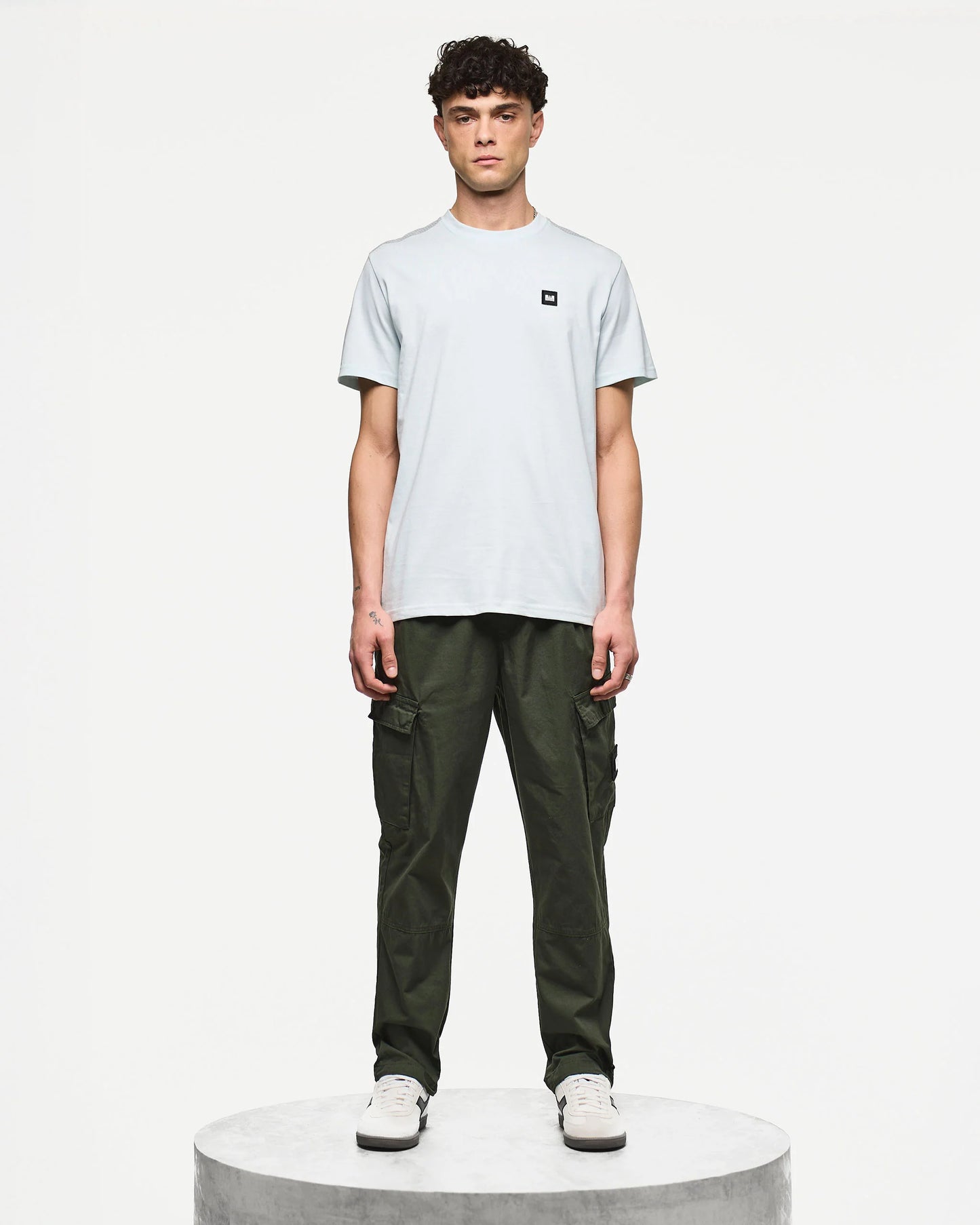 Weekend Offender - Eldon Relaxed Cargo Pants - Black Forest Green