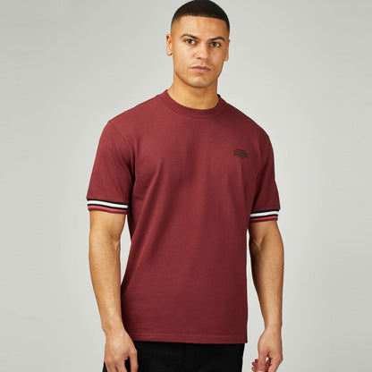 Ben Sherman - Pique Tee - Wine