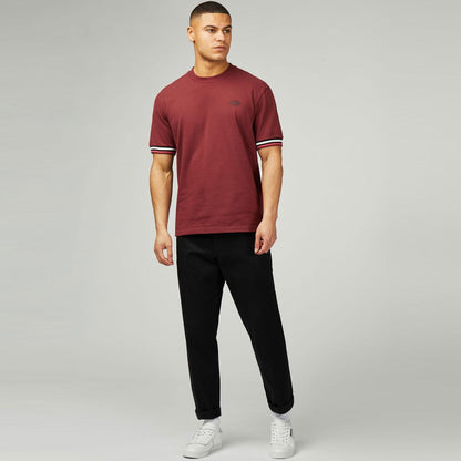 Ben Sherman - Pique Tee - Wine