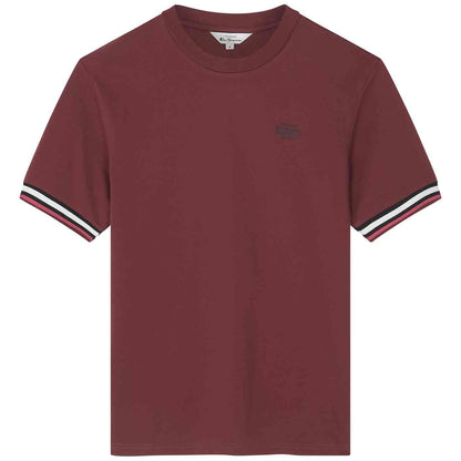 Ben Sherman - Pique Tee - Wine
