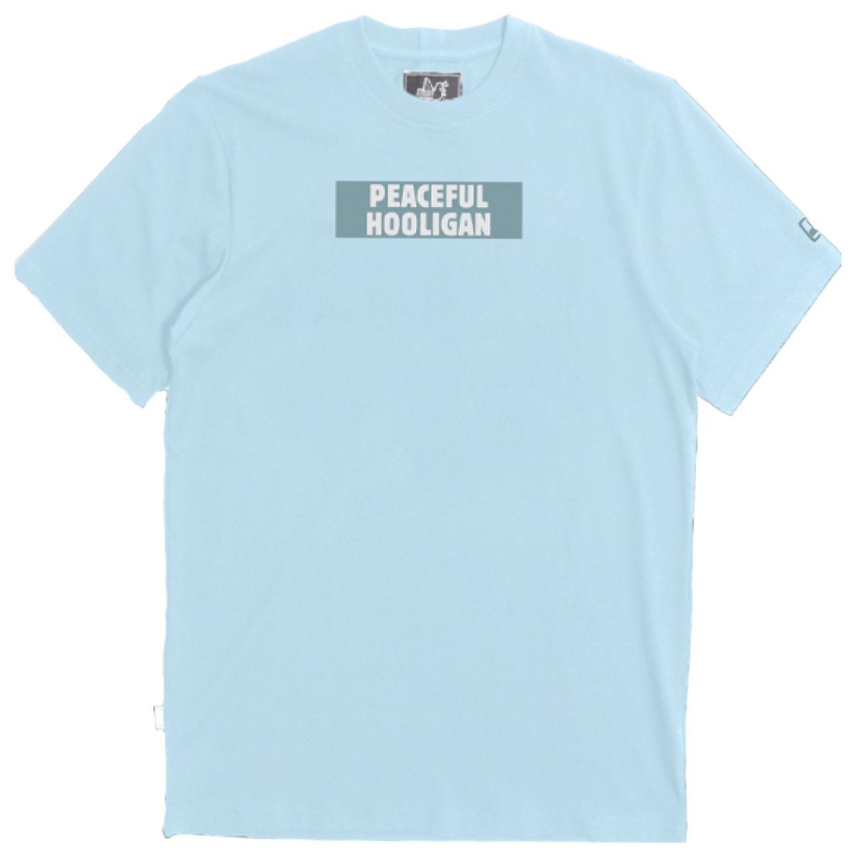 Peaceful Hooligan - Box Logo T-Shirt Crystal Blue