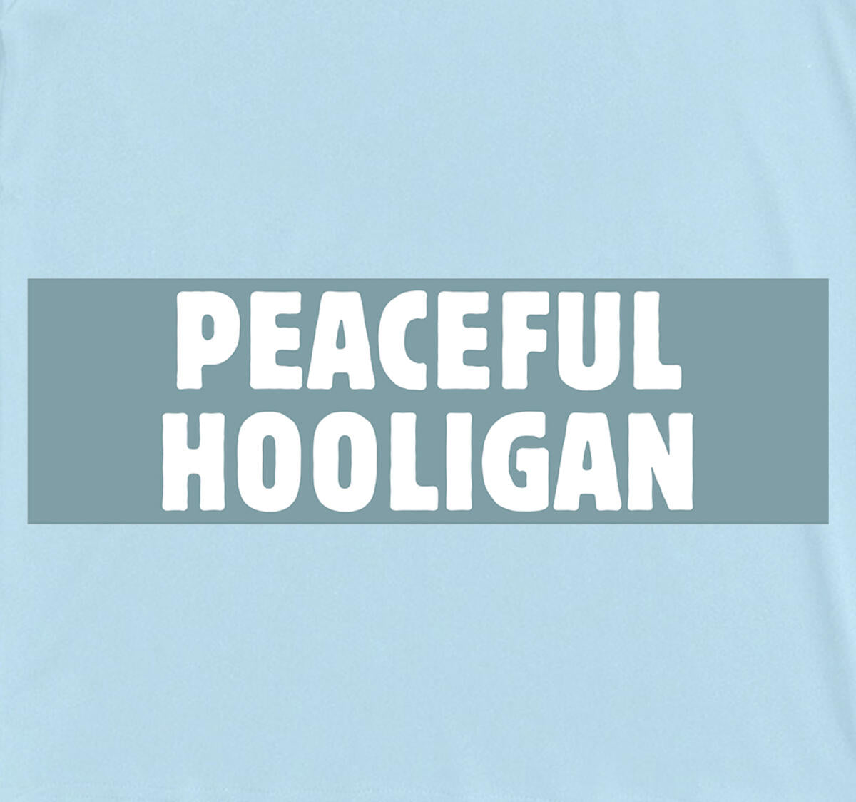 Peaceful Hooligan - Box Logo T-Shirt Crystal Blue