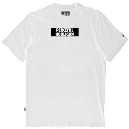 Peaceful Hooligan - Box Logo White