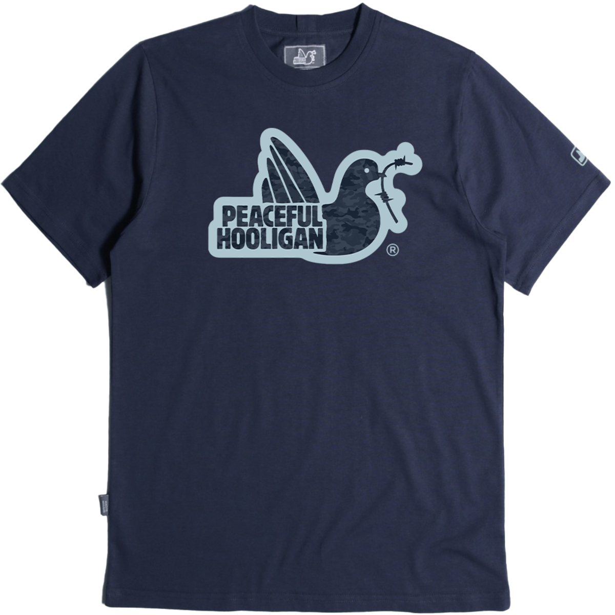 Peaceful Hooligan - DPM DOVE T-SHIRT NAVY