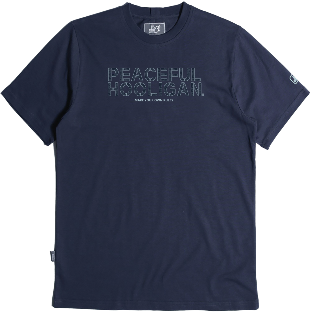 Peaceful Hooligan - Dpm Patton Logo T-Shirt Navy