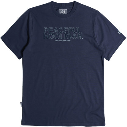 Peaceful Hooligan - Dpm Patton Logo T-Shirt Navy