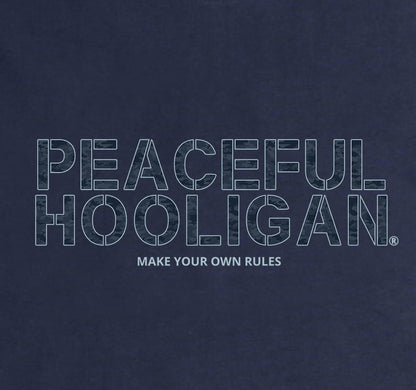 Peaceful Hooligan - Dpm Patton Logo T-Shirt Navy