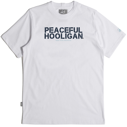 Peaceful Hooligan - Dpm Patton Logo T-Shirt White