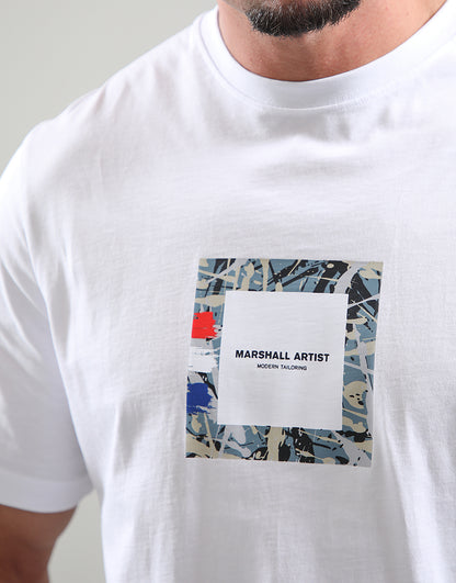 Marshall Artist - Adored Box Logo Tee - White