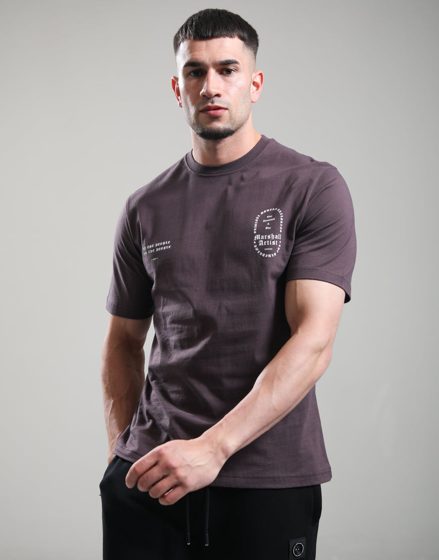 Marshall Artist | Blueprint T-Shirt - Bordeaux