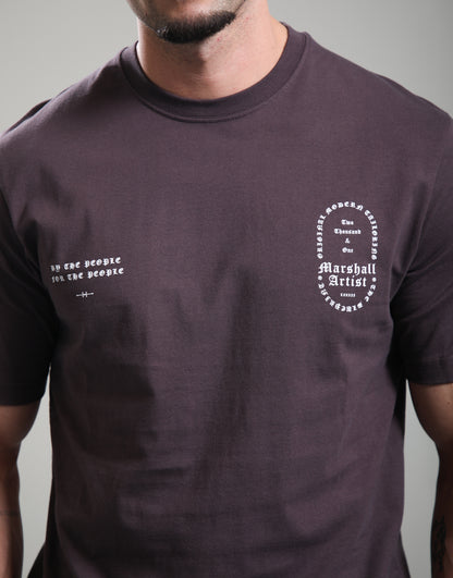 Marshall Artist | Blueprint T-Shirt - Bordeaux