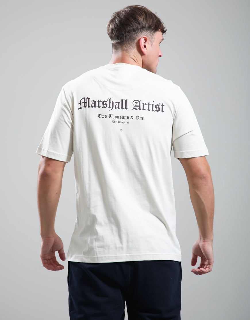Marshall Artist | Blueprint T-Shirt - Silverbirch