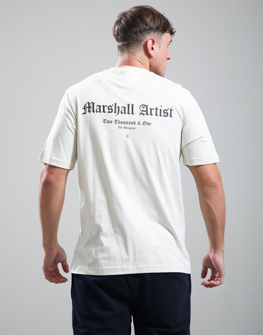 Marshall Artist | Blueprint T-Shirt - Silverbirch