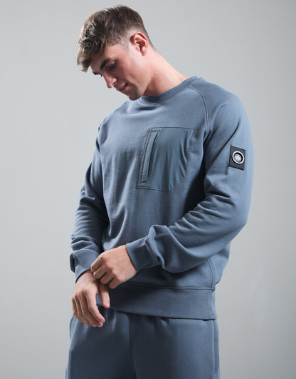 Marshall Artist Lennox Crew Neck Storm Grey