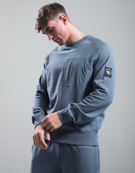 Marshall Artist Lennox Crew Neck Storm Grey