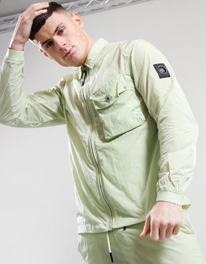 Marshall Artist - Krinkle Nylon Overshirt - Lime