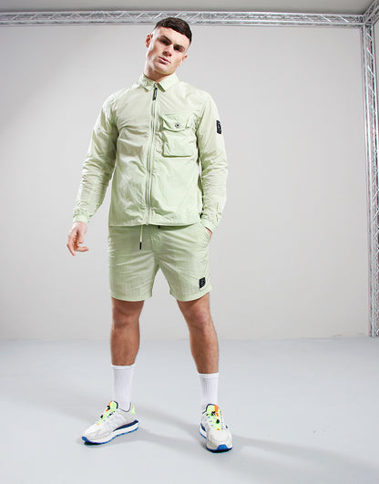 Marshall Artist - Krinkle Nylon Overshirt - Lime