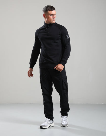 Marshall Artist | Siren 1/4 Zip Sweat - Black