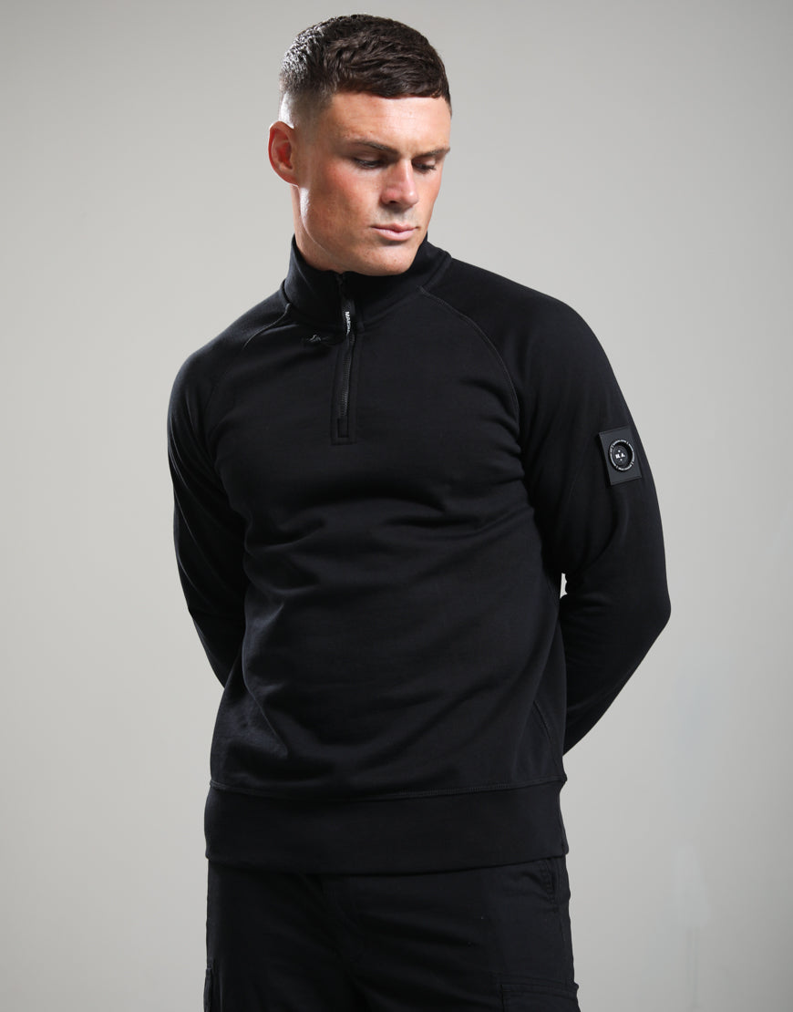 Marshall Artist | Siren 1/4 Zip Sweat - Black