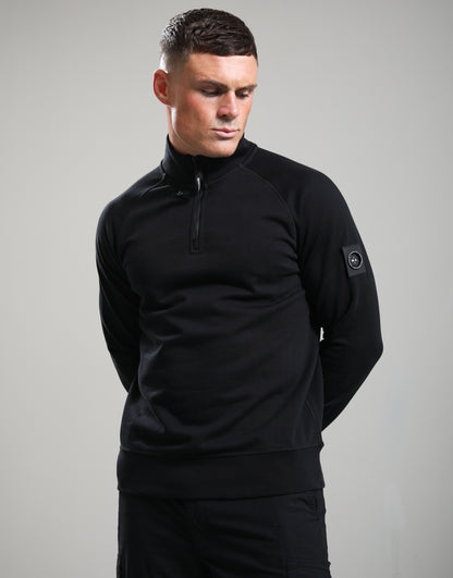 Marshall Artist | Siren 1/4 Zip Sweat - Black
