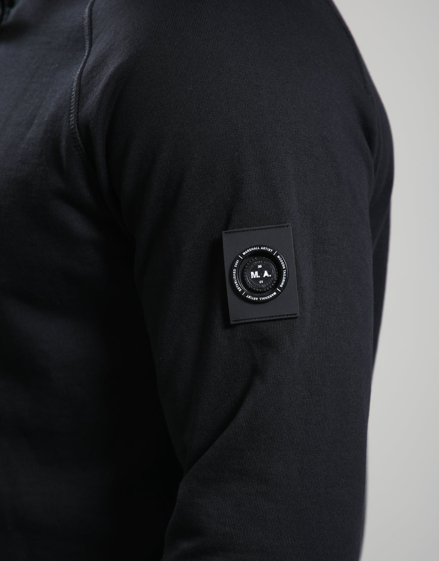 Marshall Artist | Siren 1/4 Zip Sweat - Black