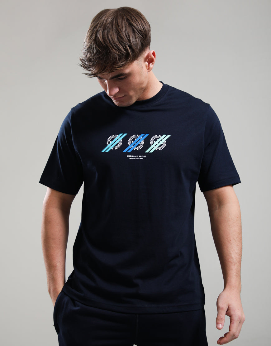 Marshall Artist | Treble Graphic T-Shirt - Navy