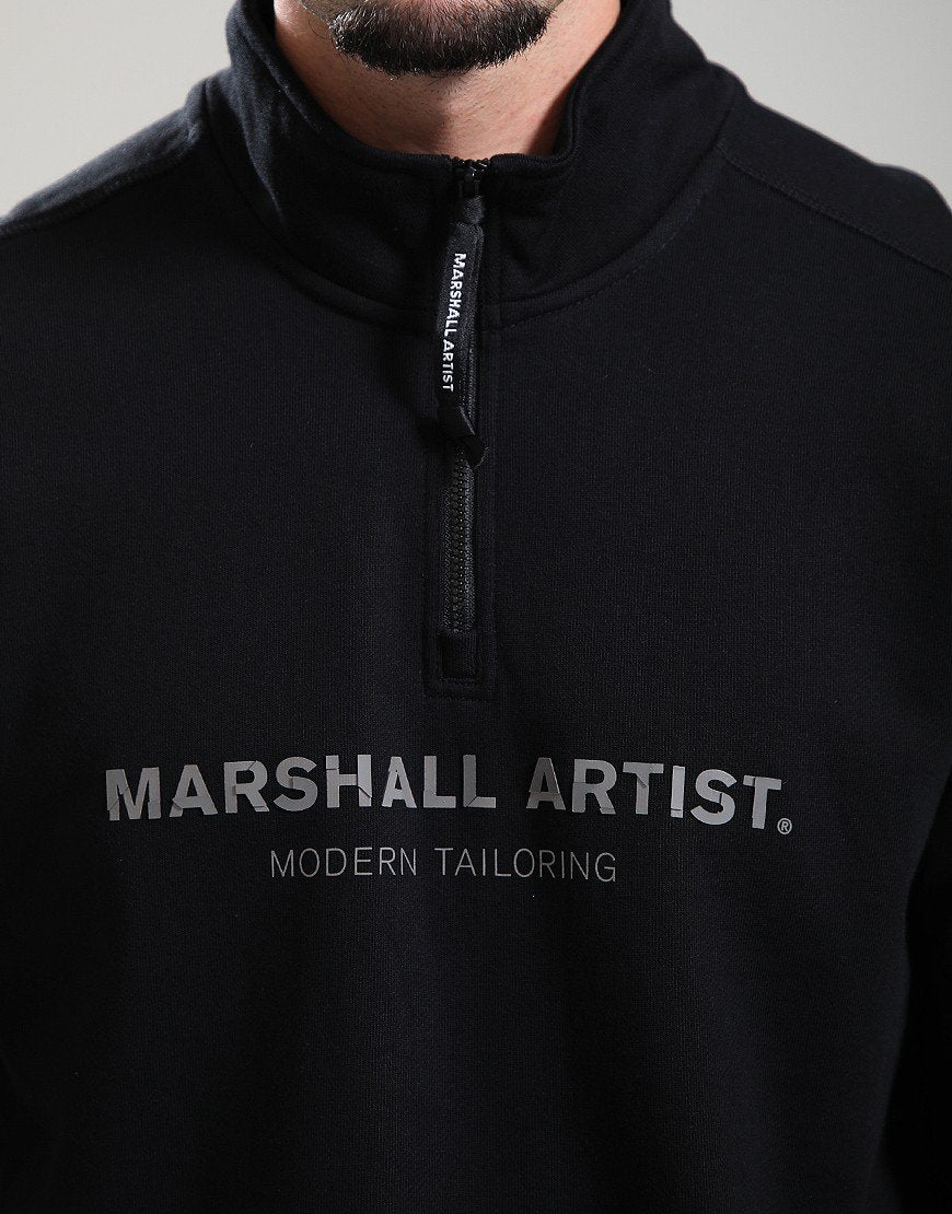 Marshall Artist - Microsphere 1/4 Zip Sweat - Black